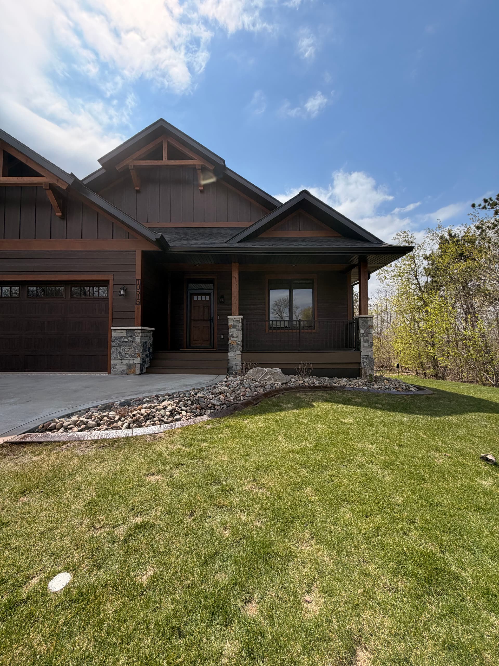 Gallery photos for Concrete Curbing at a Brainerd Lakes Area Lake Home: Image #4
