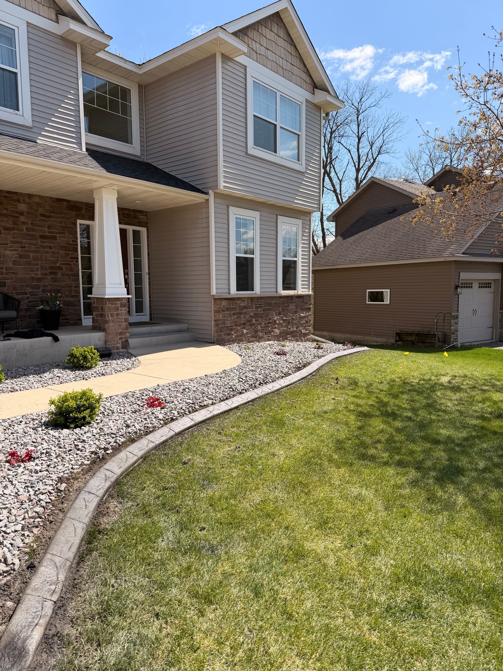 Decorative Concrete Landscape Edging in Waconia MN image