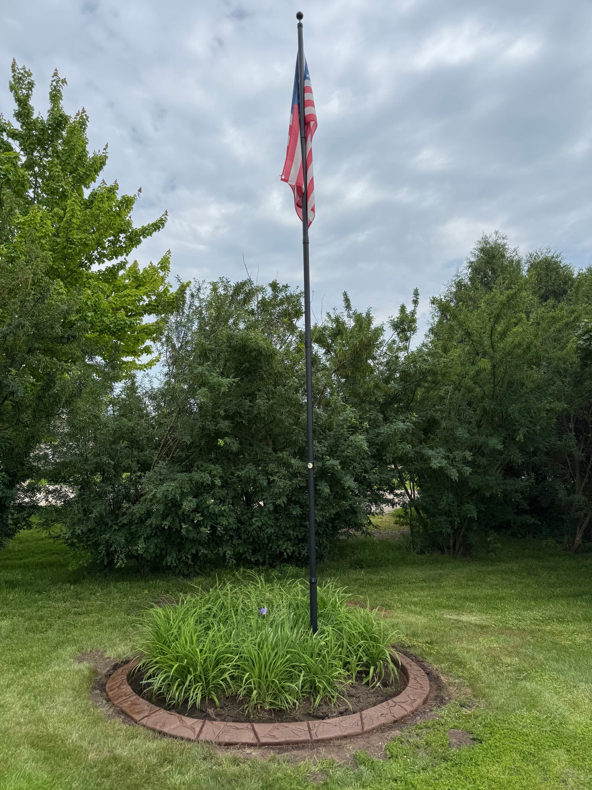 Gallery photos for Concrete Curbing with Granite Slate Stamp in Annandale: Image #1