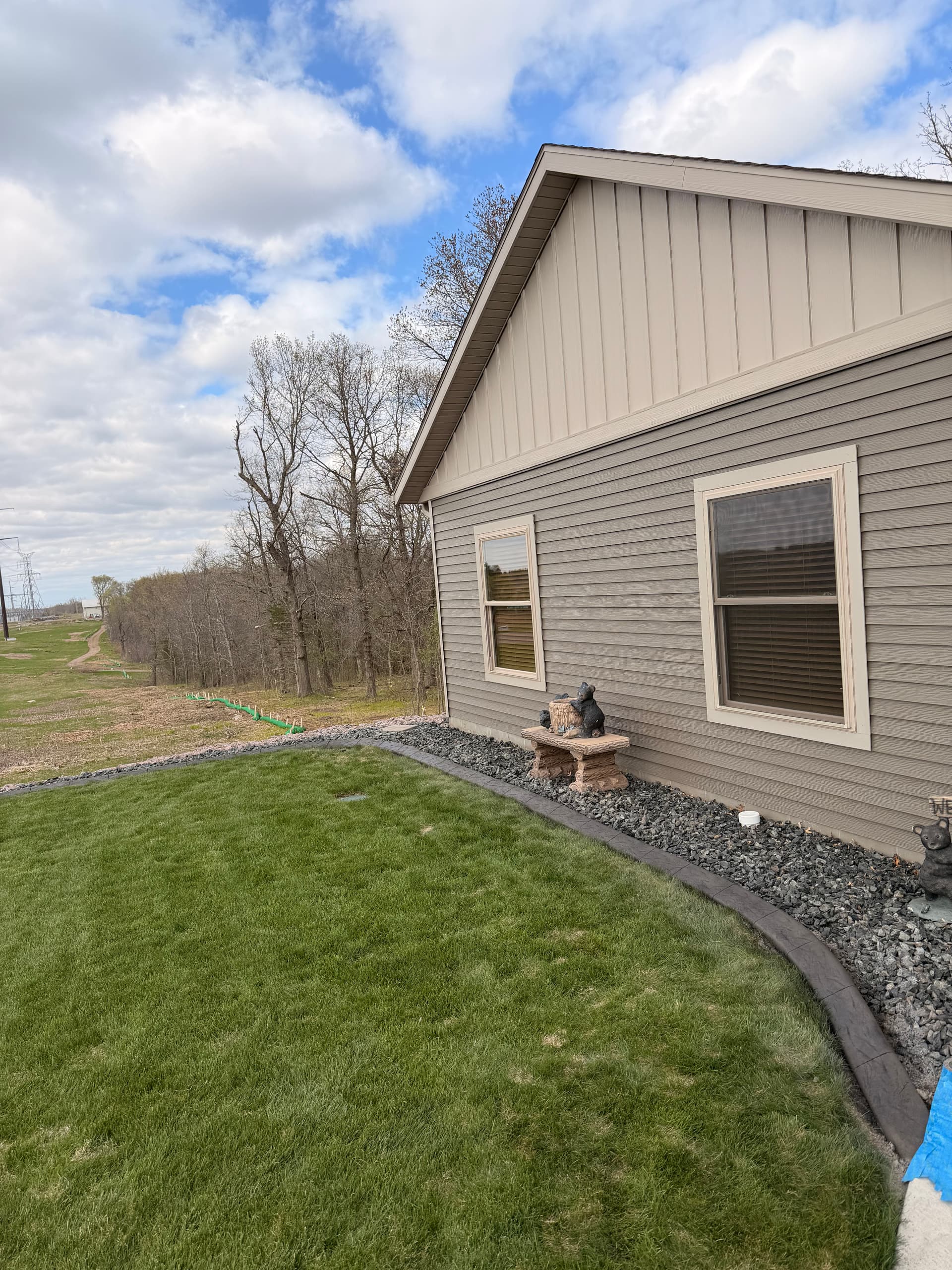 Concrete Curbing in St. Cloud with a Storm Grey Charcoal Finish image
