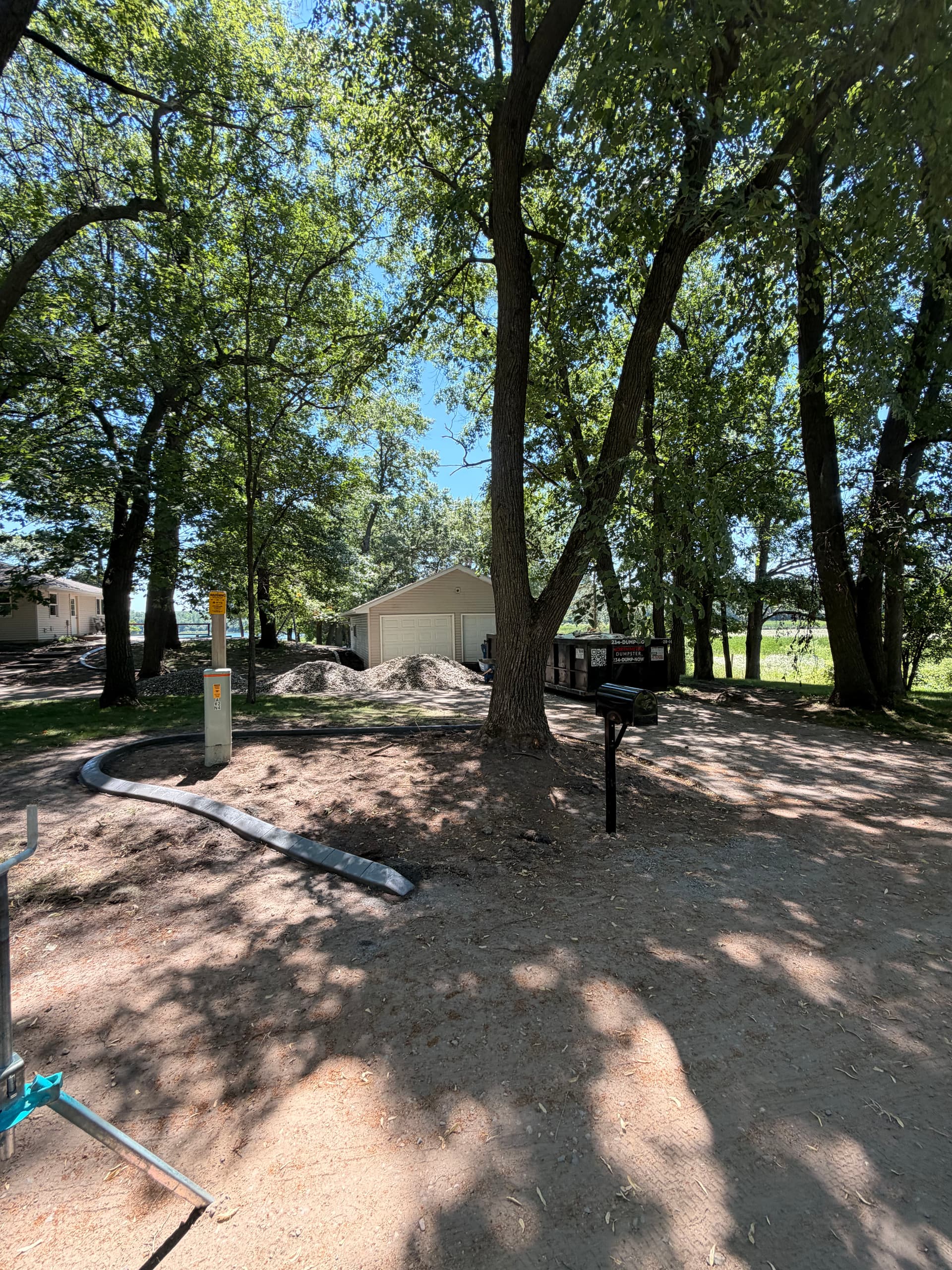 Gallery photos for Concrete Curbing with Slate Stamp Finish in Elk River MN: Image #8