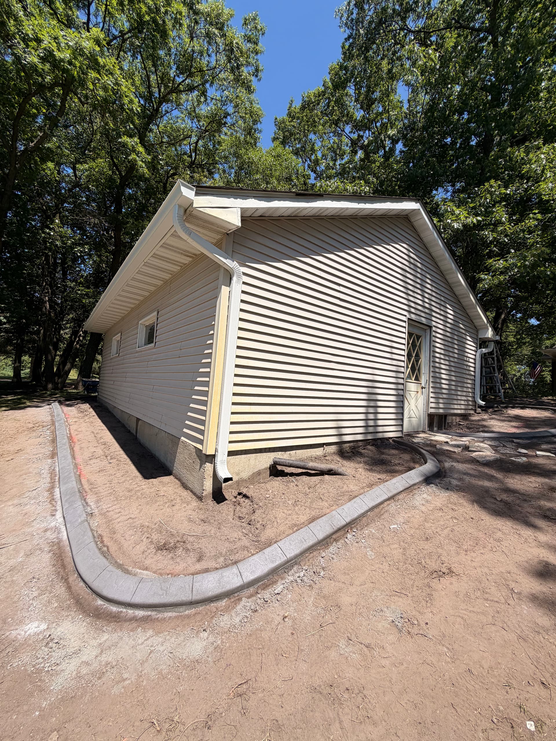 Gallery photos for Concrete Curbing with Slate Stamp Finish in Elk River MN: Image #6