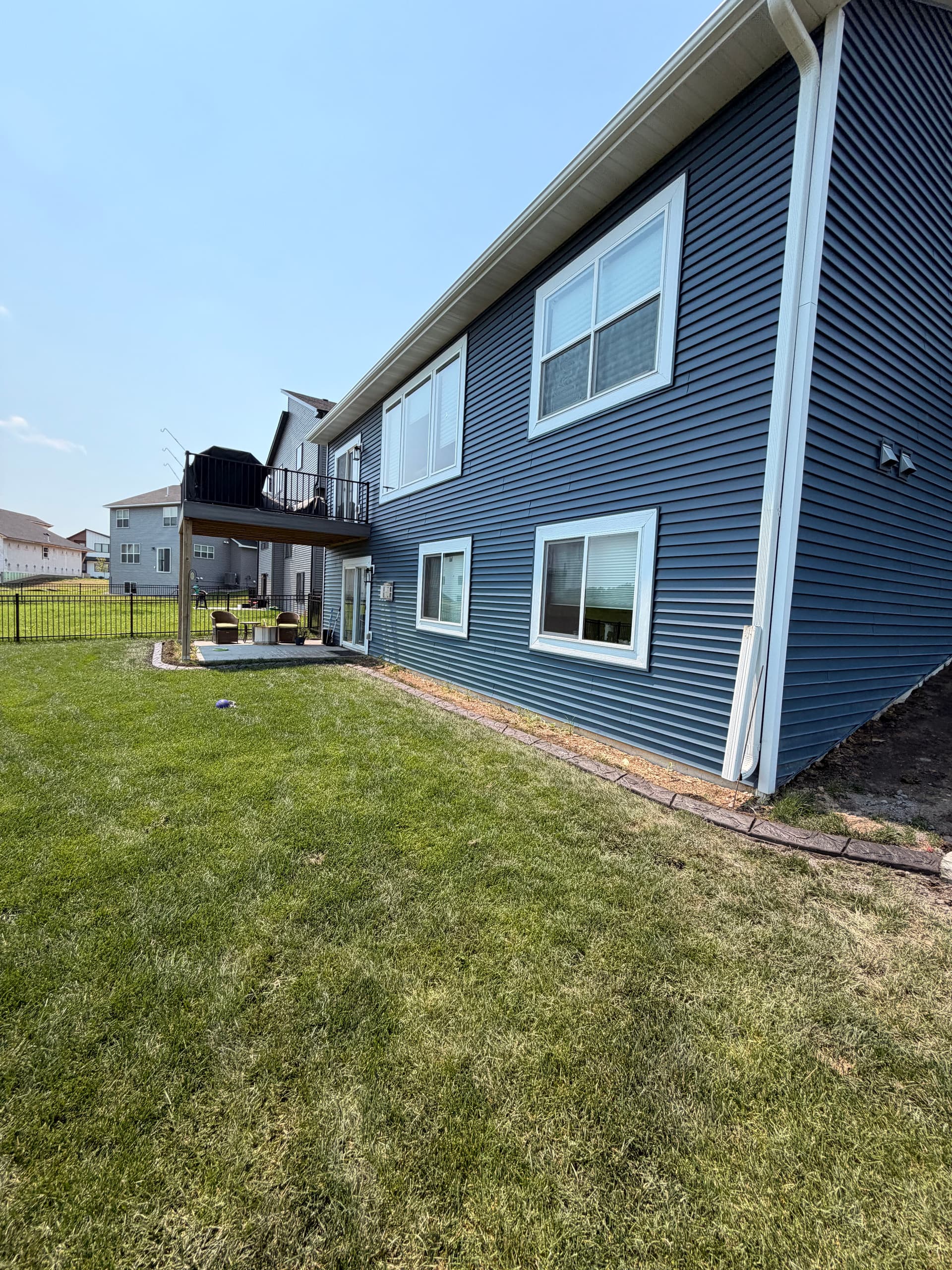 Gallery photos for Charcoal Concrete Curbing with Granite Slate Stamp in St. Michael: Image #4