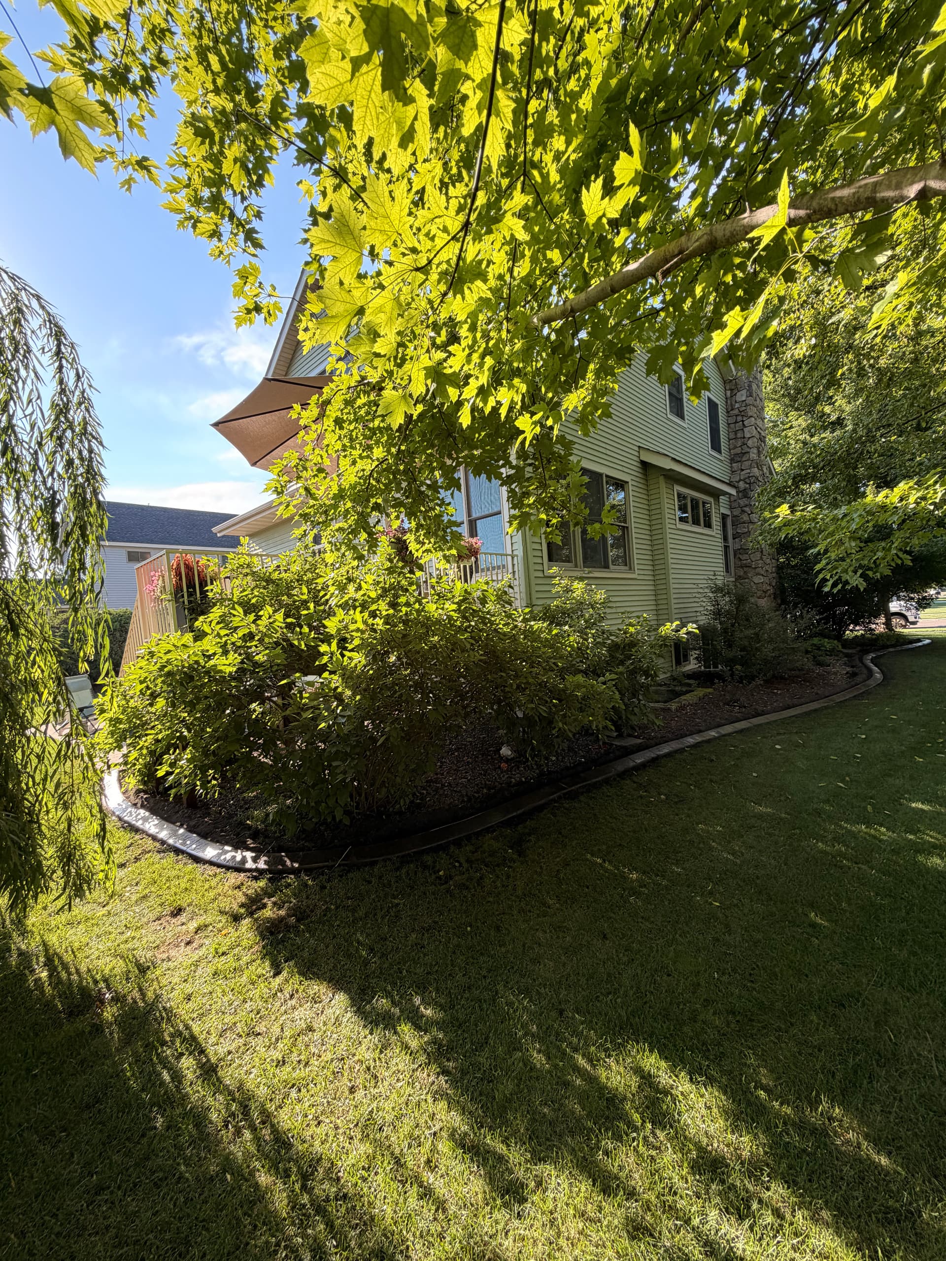 Gallery photos for Walnut Concrete Curbing with Limestone Stamp in Sartell: Image #2