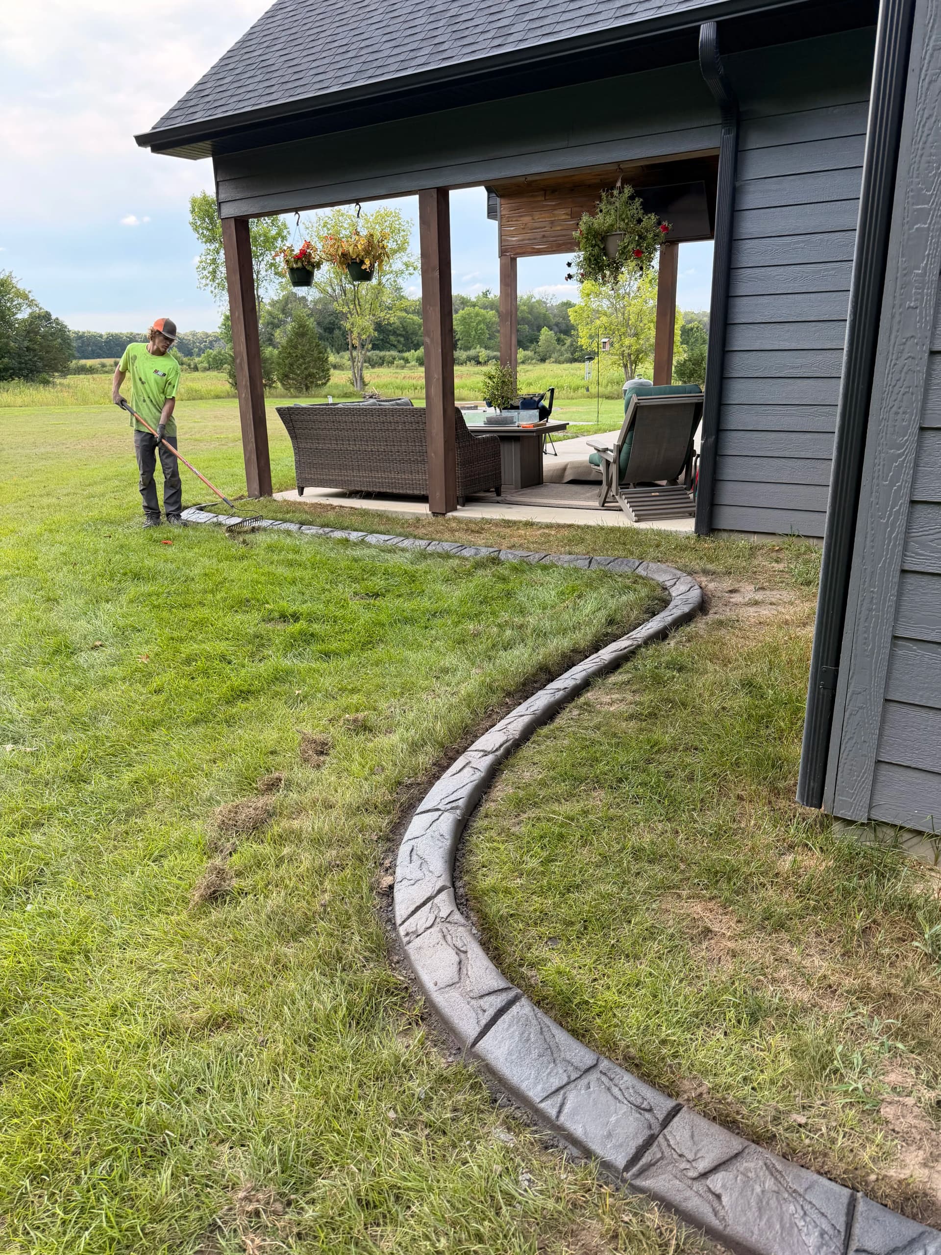 Gallery photos for Concrete Curbing That Ties the Whole Yard Together in Princeton MN: Image #3