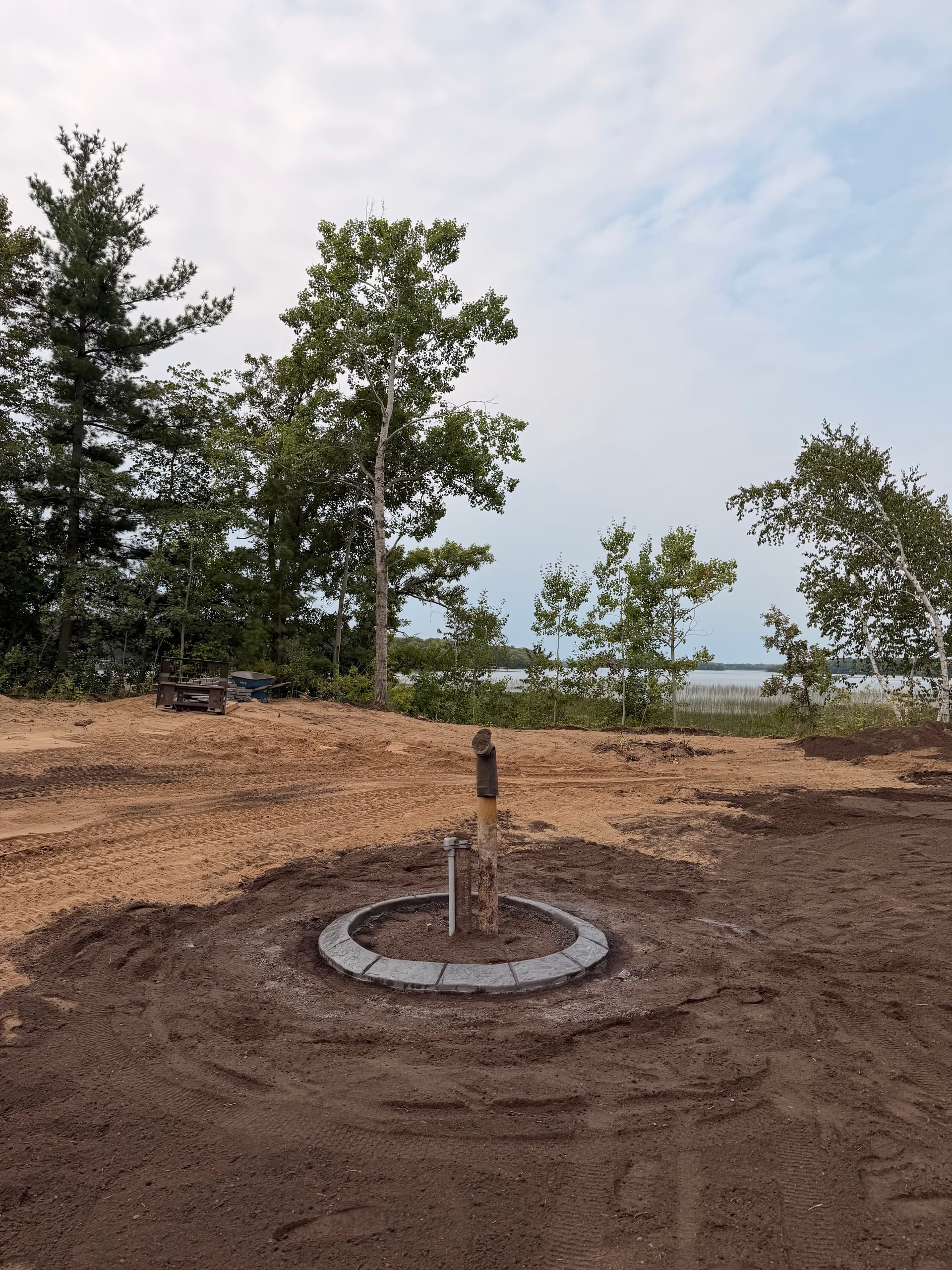 Gallery photos for Fresh Concrete Curbing on a New Build at Platte Lake in Hillman: Image #7