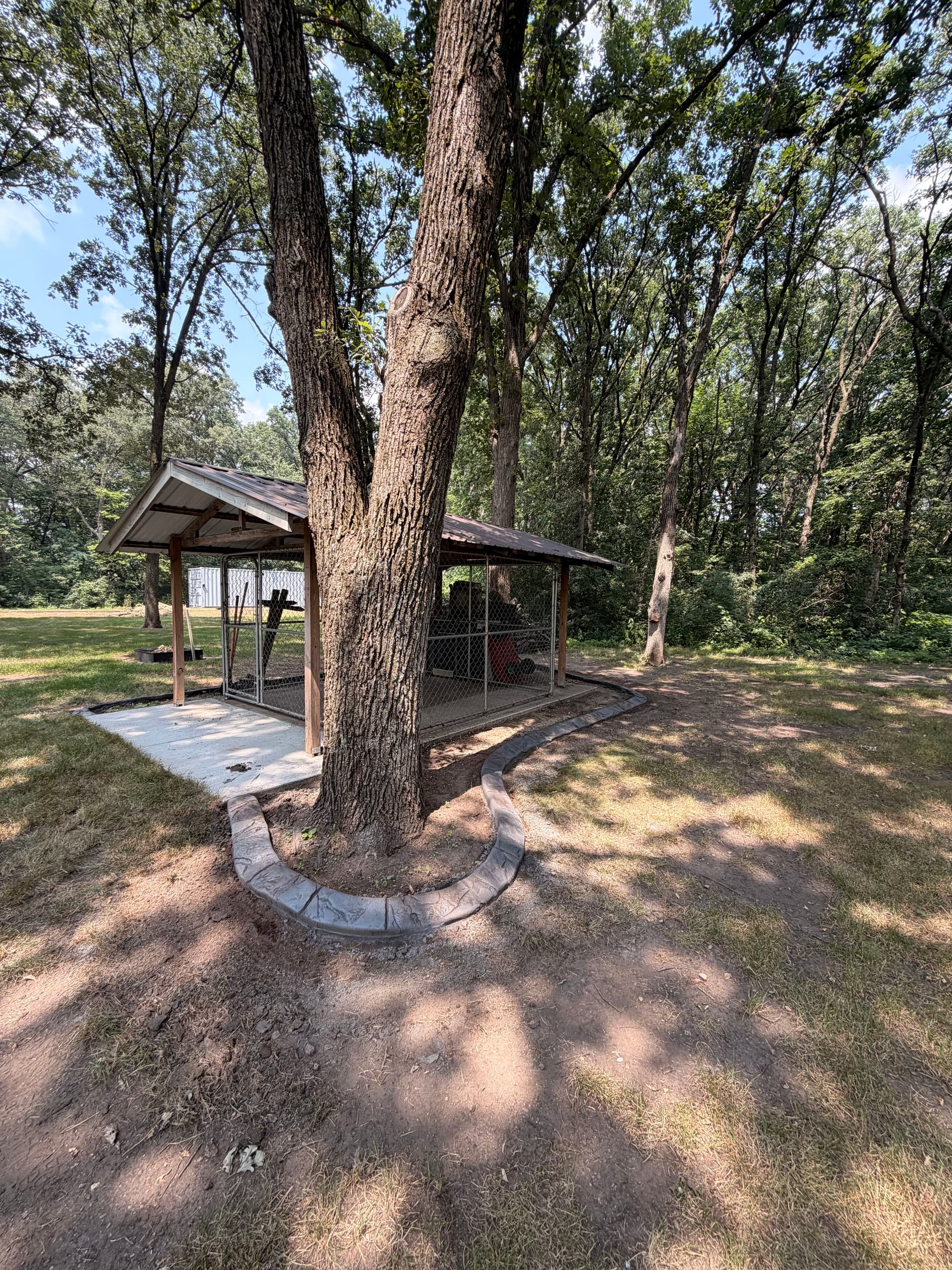 Gallery photos for Concrete Curbing with Mississippi Boulder Stamp in Rice MN: Image #6