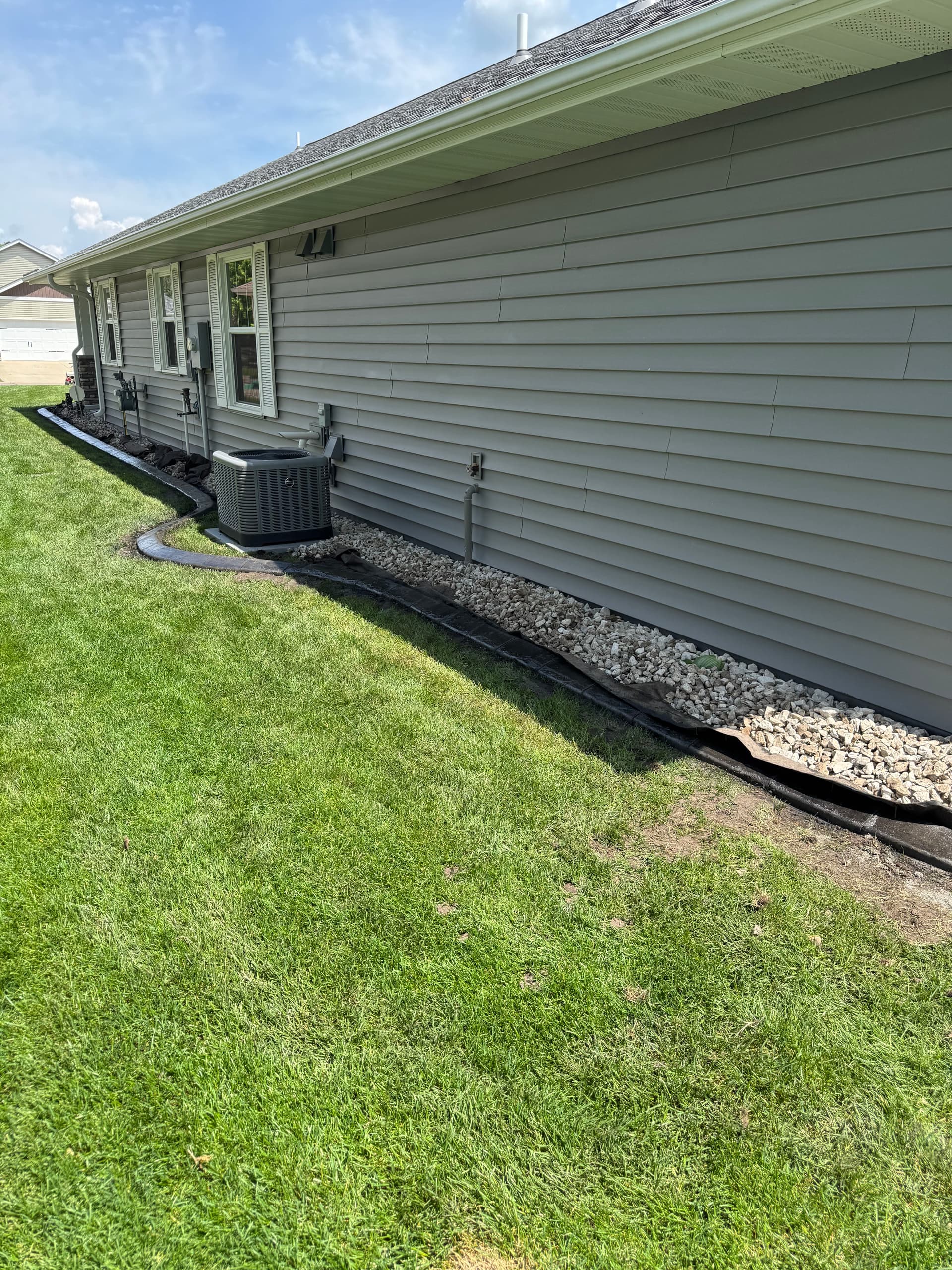 Gallery photos for Concrete Curbing with Charcoal Finish and Spanish Stamp in Sartell: Image #4