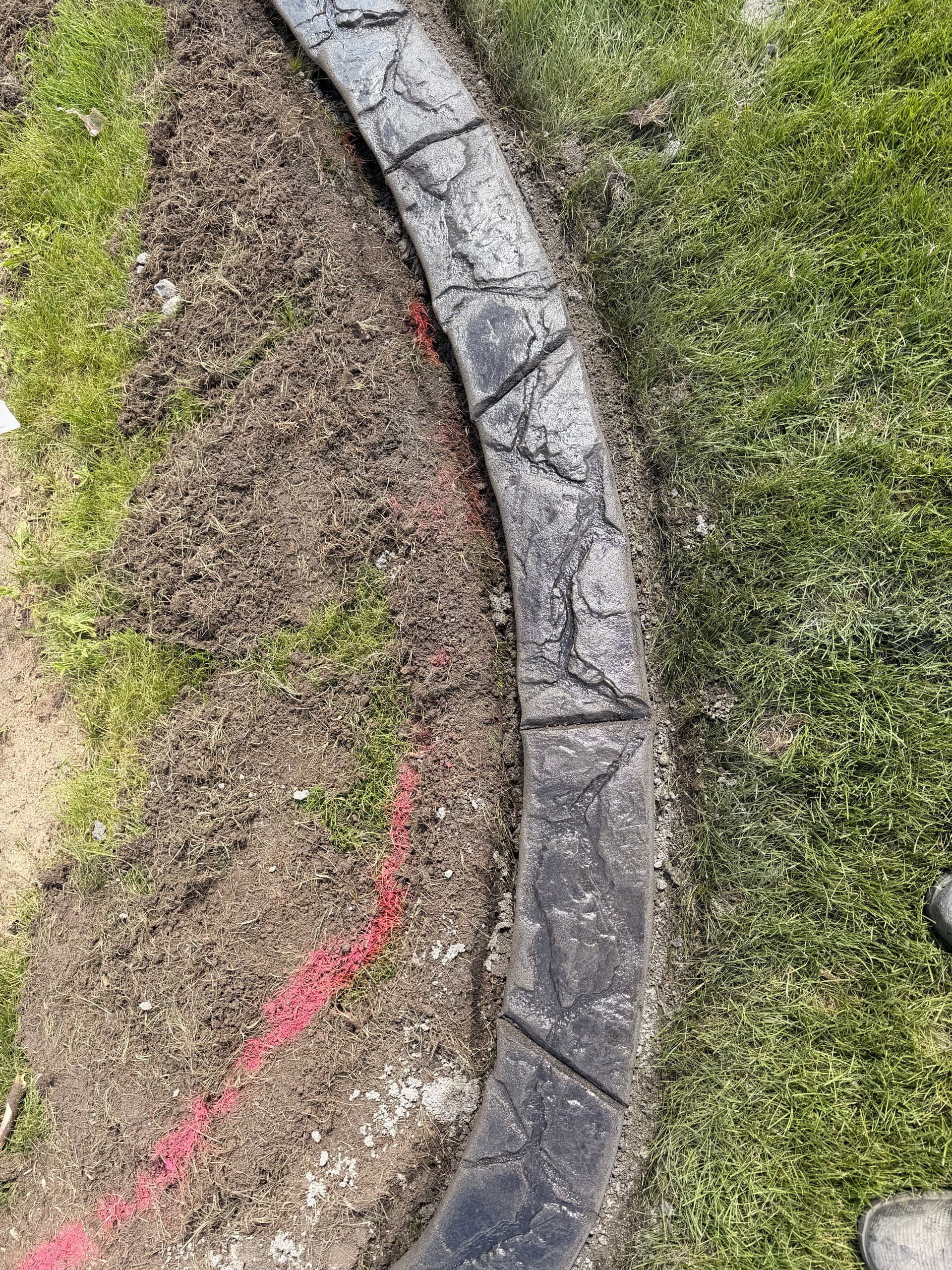 Gallery photos for Concrete Curbing with Granite Slate Stamp in Albany MN: Image #5