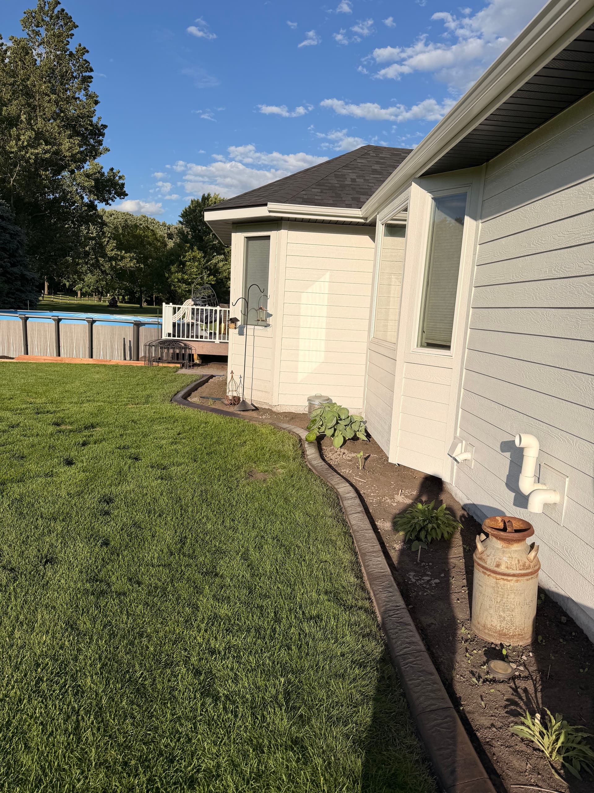 Gallery photos for Concrete Curbing with a Custom Color Blend in Rice MN: Image #2