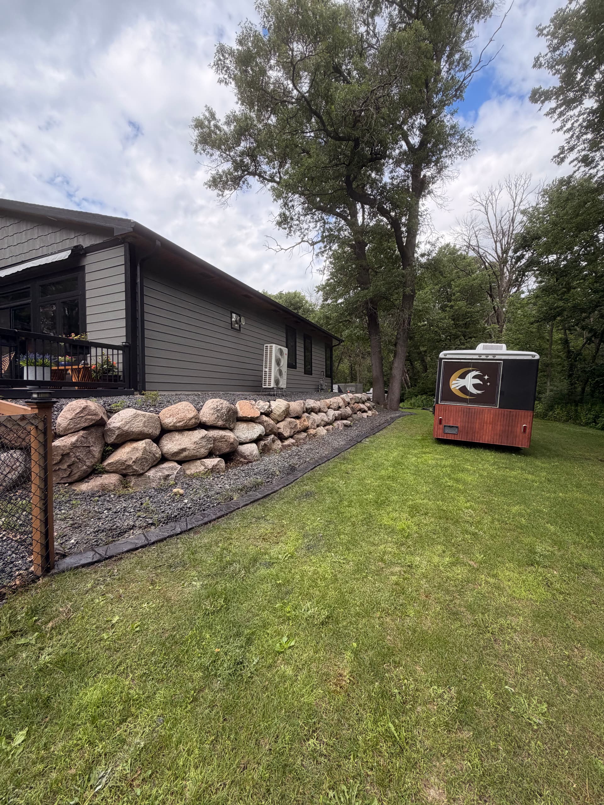 Gallery photos for Concrete Curbing Gives This Andover Home Sharp, Clean Edges: Image #2