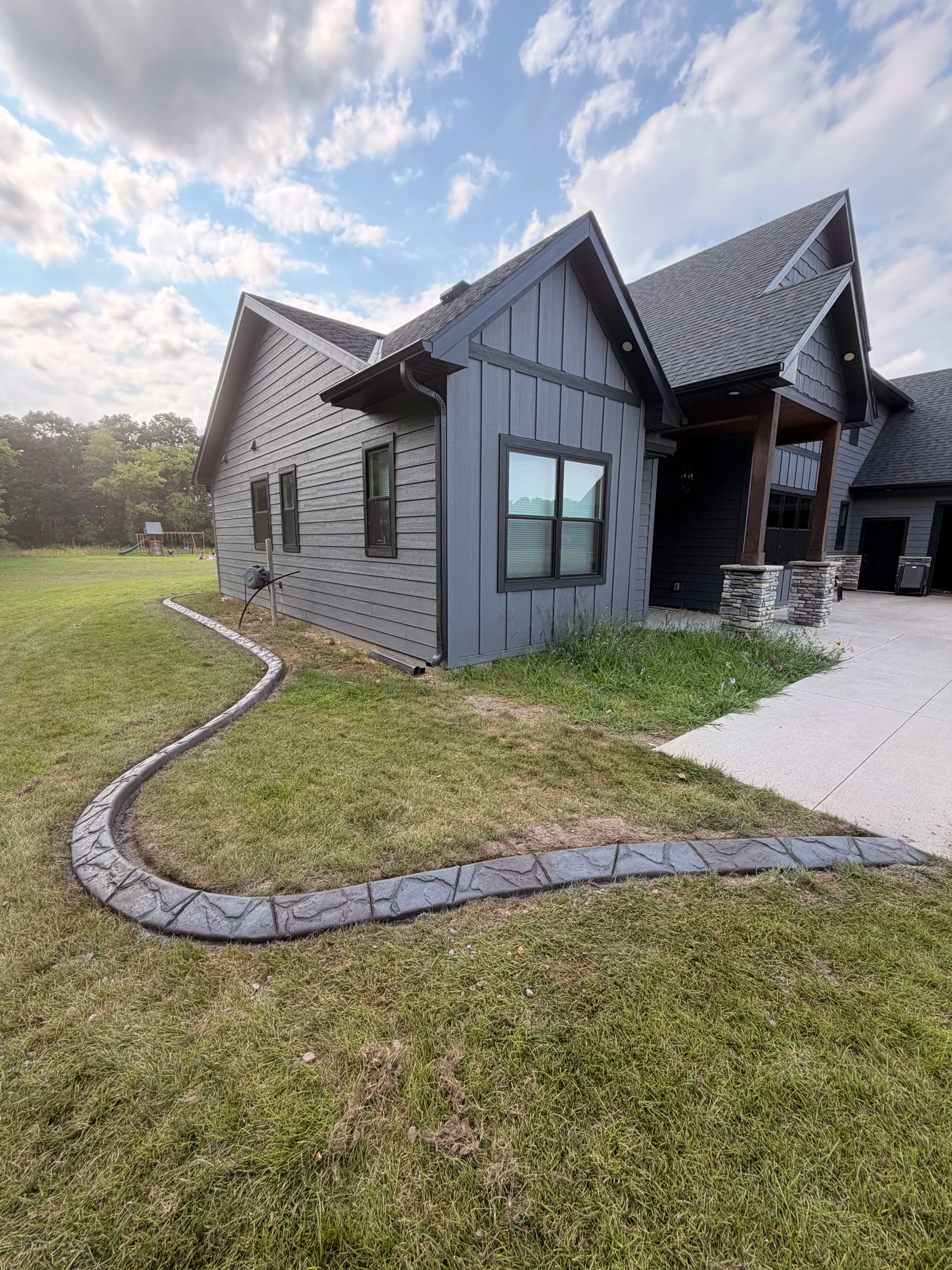 Concrete Curbing That Ties the Whole Yard Together in Princeton MN image