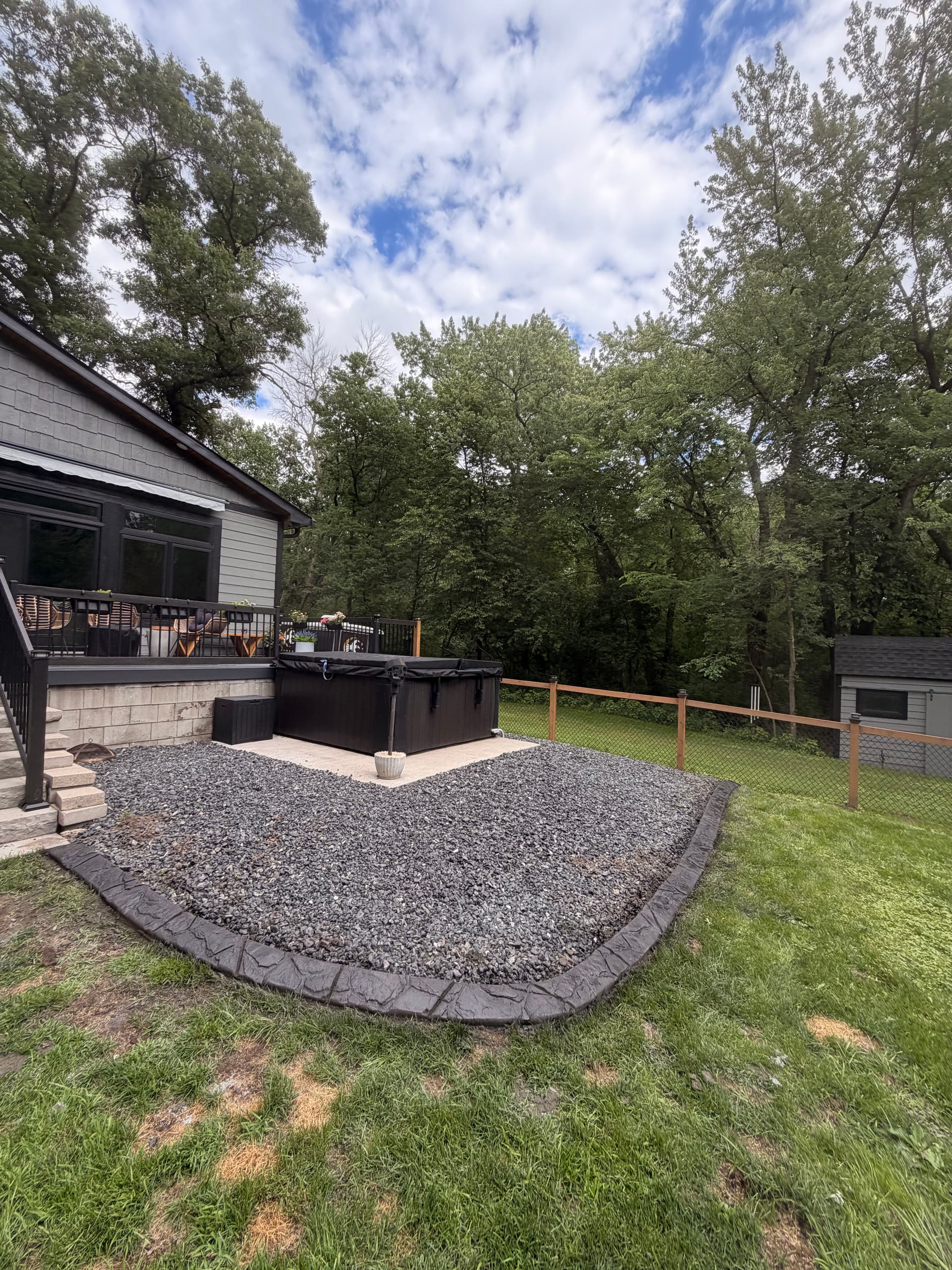 Gallery photos for Concrete Curbing Gives This Andover Home Sharp, Clean Edges: Image #3