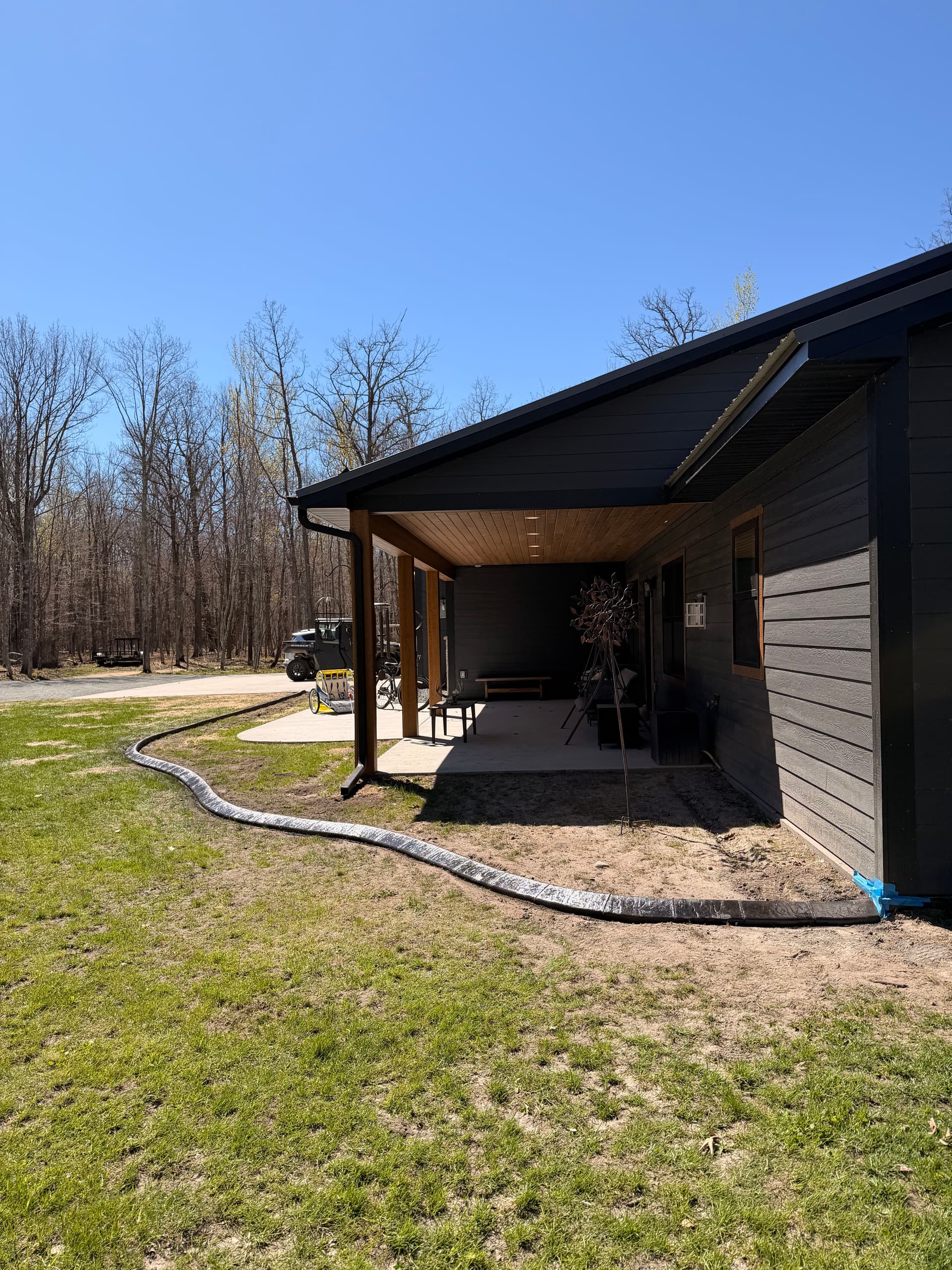 Concrete Curbing on a New Build in Walker MN image
